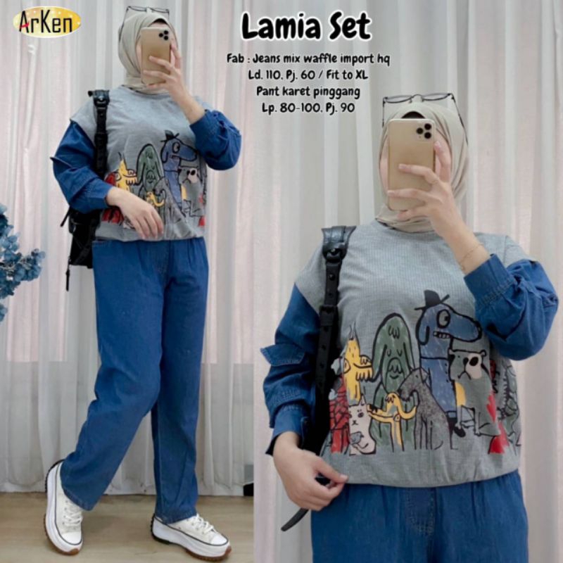 Lamia Setelan wanita Ory Arken