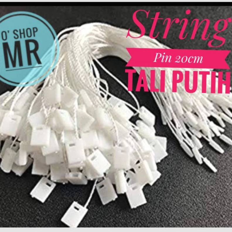 

KODE F98Q Lock pin tali hang tag label harga merek
