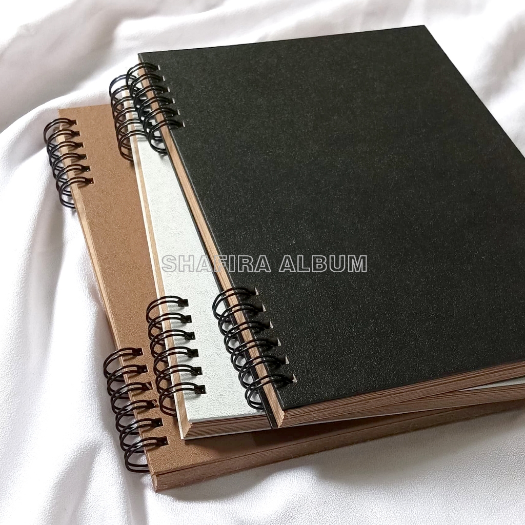 

Hardcover Scrapbook A5 Vintage Album Foto Coklat Strory Book Notebook Buku Gambar Sketsabook Notebook