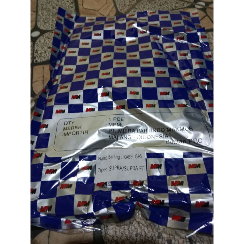 kabel gas supra merk mpm. supra fit setar mocin  astrea