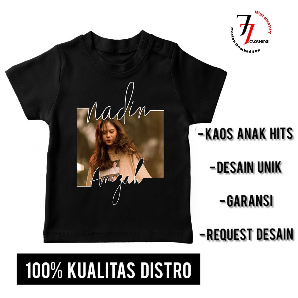 Kaos Anak Laki Laki dan Perempuan Nadin Amizah Kimitsu No Yaiba Cotton Combed 30S Premium Distro Umu