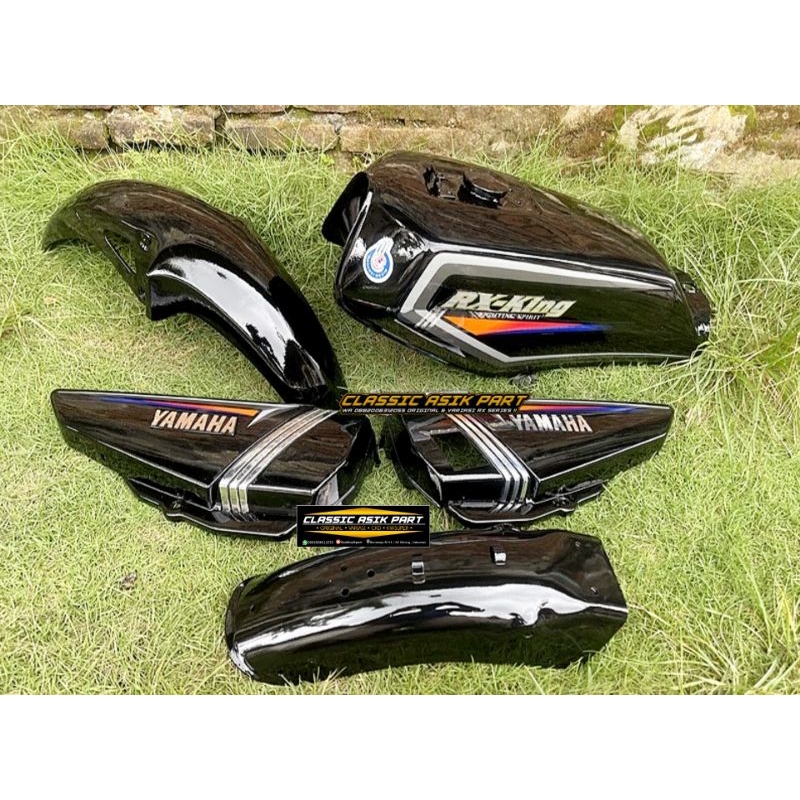 Body set rx king hitam biru 2001 - 2005 fullset body rx king