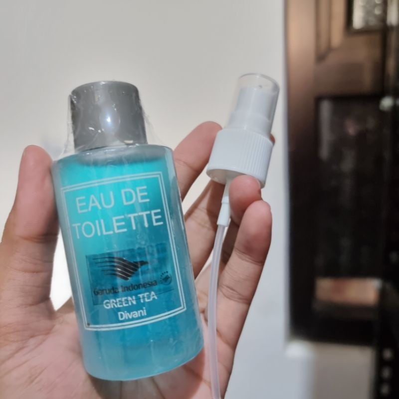 60 ML Parfum Garuda Indonesia Green Tea EDT EAU DE TOILETTE Original Model Spray Semprot aksesoris k