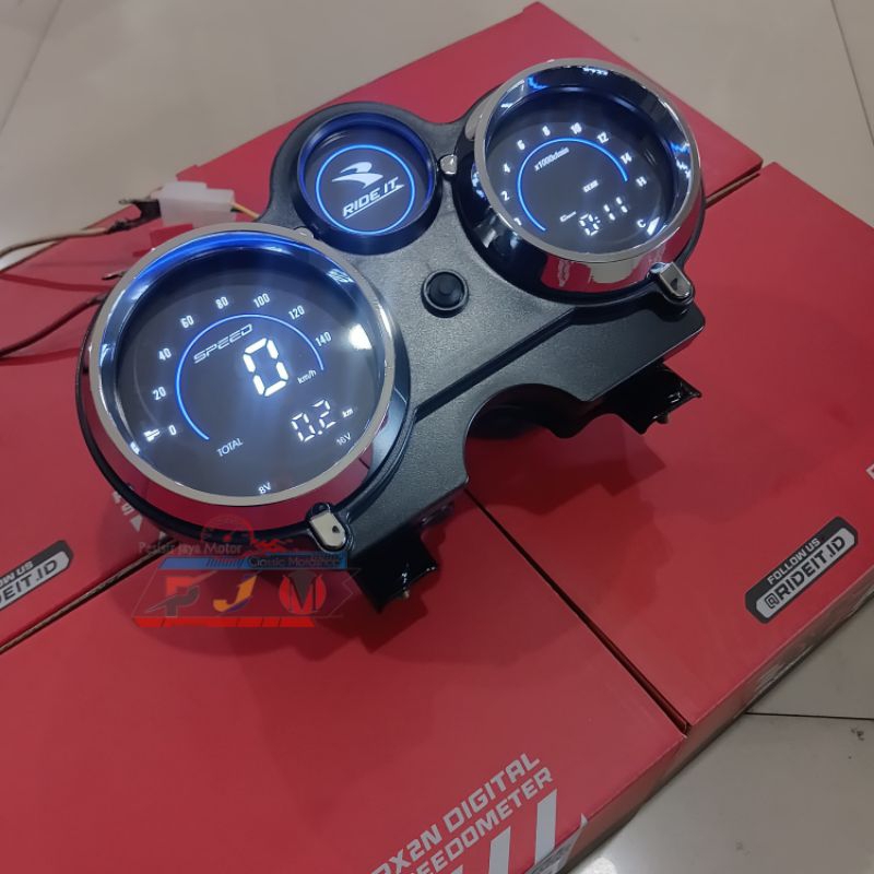 Spidometer Ninja SS Digital Ride it Odometer Speedometer Kawasaki Ninja SS Digital Gen 2 Ride it Imp
