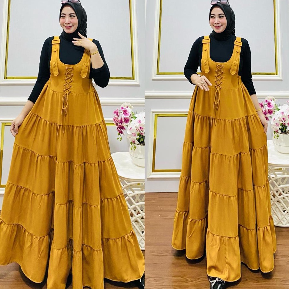 Serba baru QF Gamis Overall 93 polos  Overall  Gamis Overall