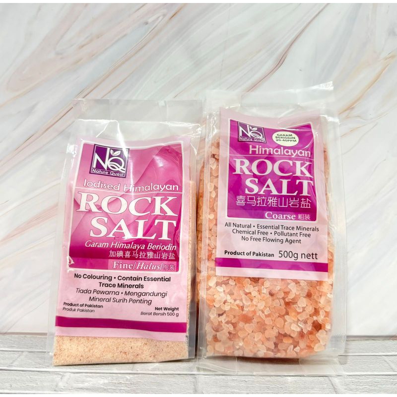 

Himalayan Rock Salt Nature Quest Fine/Coarse - 500gr