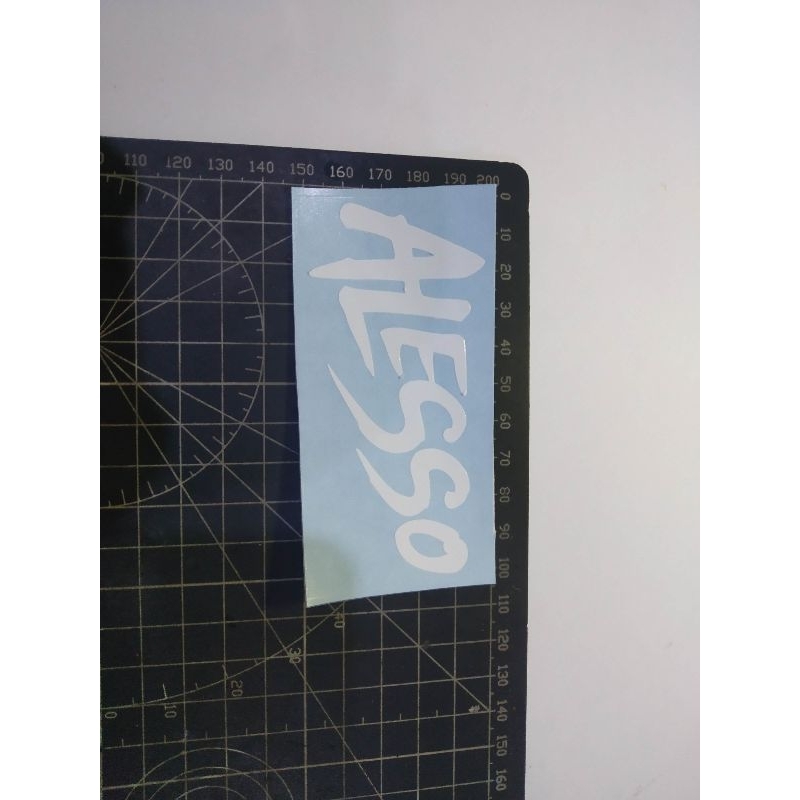 

cutting stiker alesso