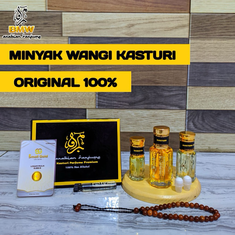 MINYAK WANGI KASTURI PREMIUM 100% ASLI TANPA CAMPURAN (BISA COD) | BOS MINYAK WANGI | BELI 1 DAPET 7