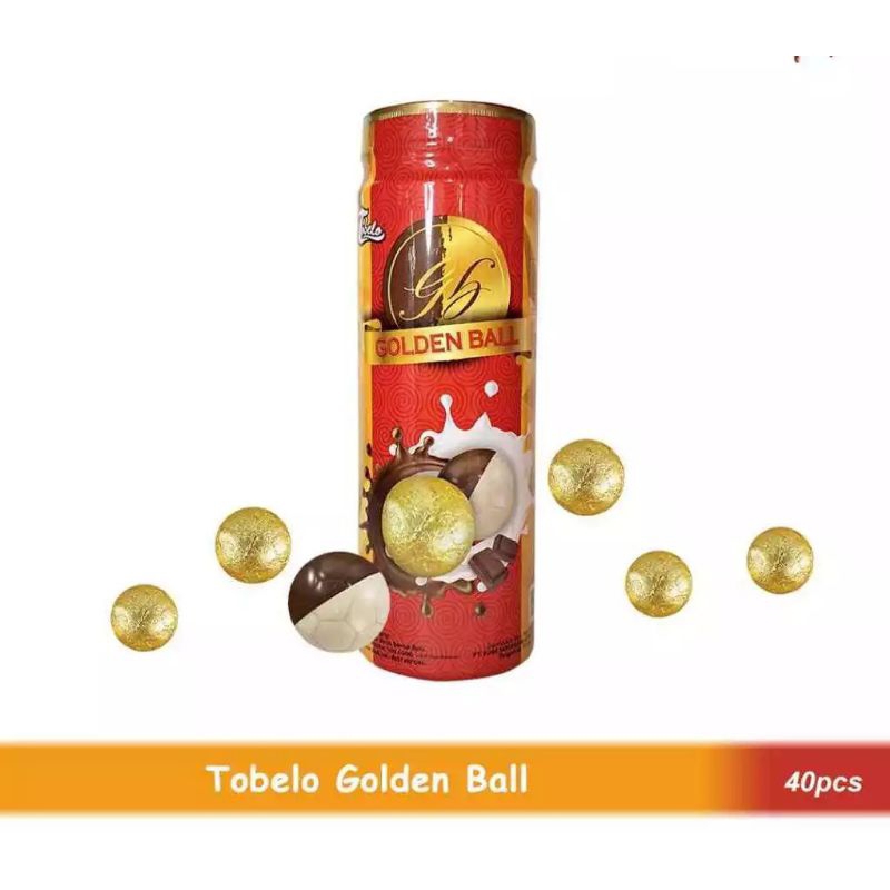 

Coklat GOLDEN BALL isi 6 toples