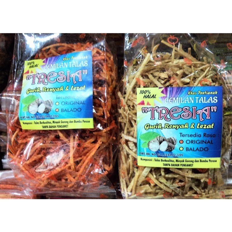 

Stik Talas Tresia (±300gr) Stik Keladi / Snack Talas Pontianak / Oleh Oleh Khas Pontianak / Keripik Talas / Snack Talas / Stick Talas