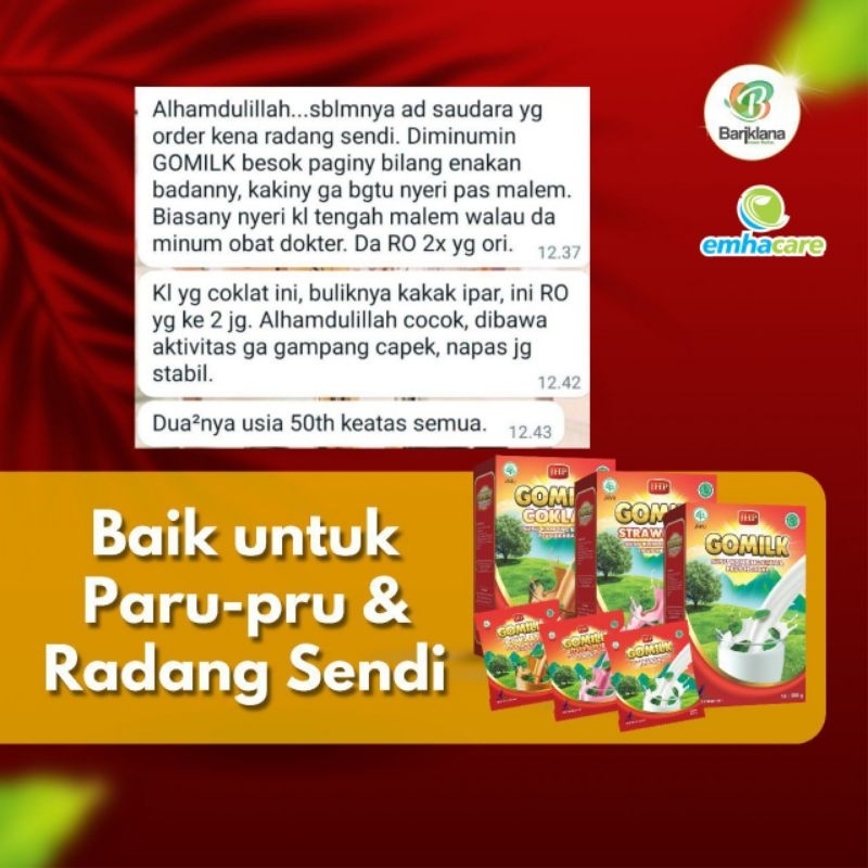 

GOMILK Susu Etawa plus Haerbal