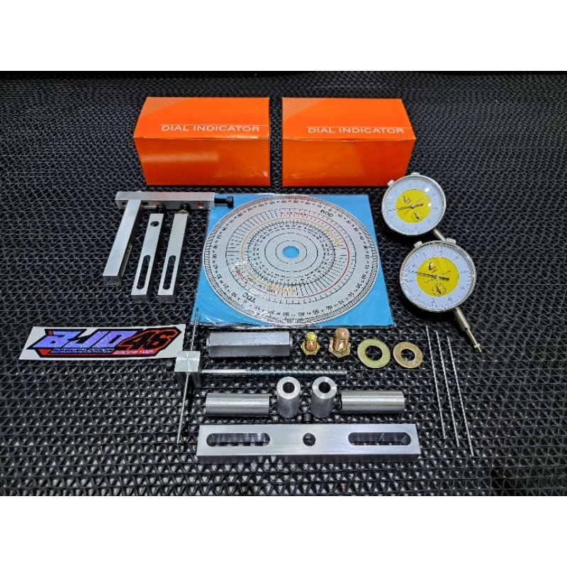 Dial motor set Busur derajat set dayel dial indicator paket lengkap dial semua motor degreewheel dis
