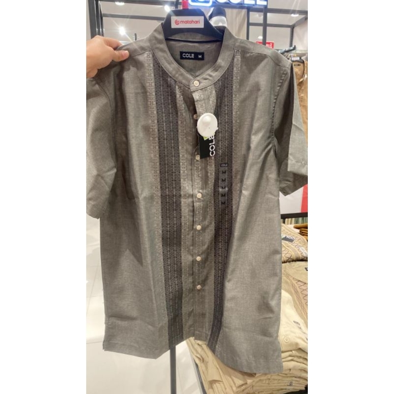 Kemeja Koko Cole Abu2 300 Sale 165 Size XL-XXL