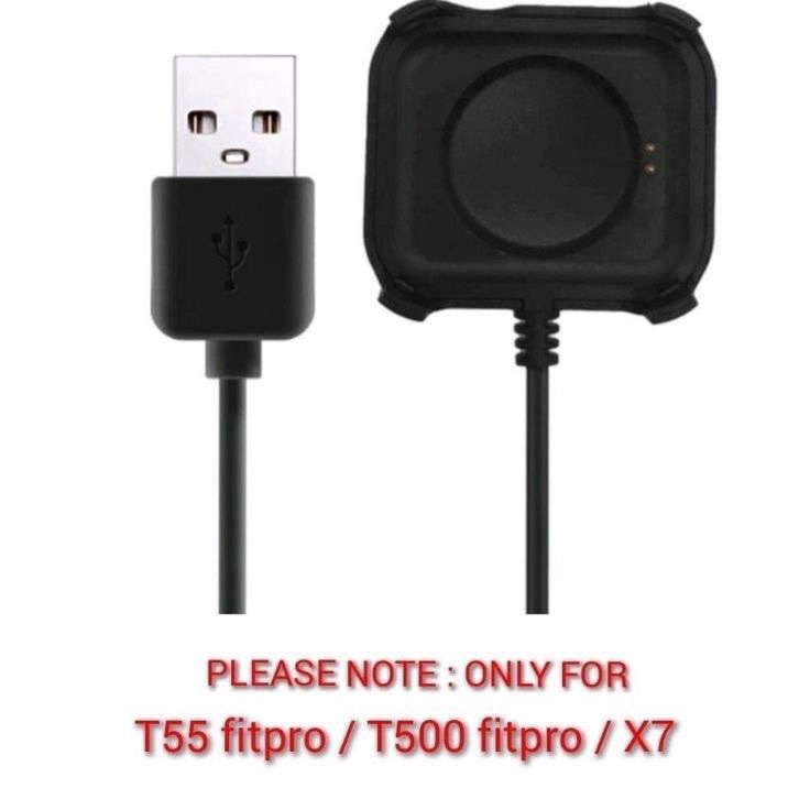 Langsung dibeli Kabel Charger Cas Smartwatch T55 T5 X7 Fitpro Original