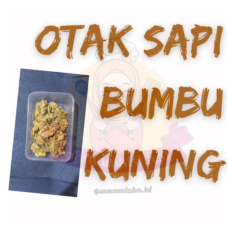 

otak sapi bumbu kuning made by order
