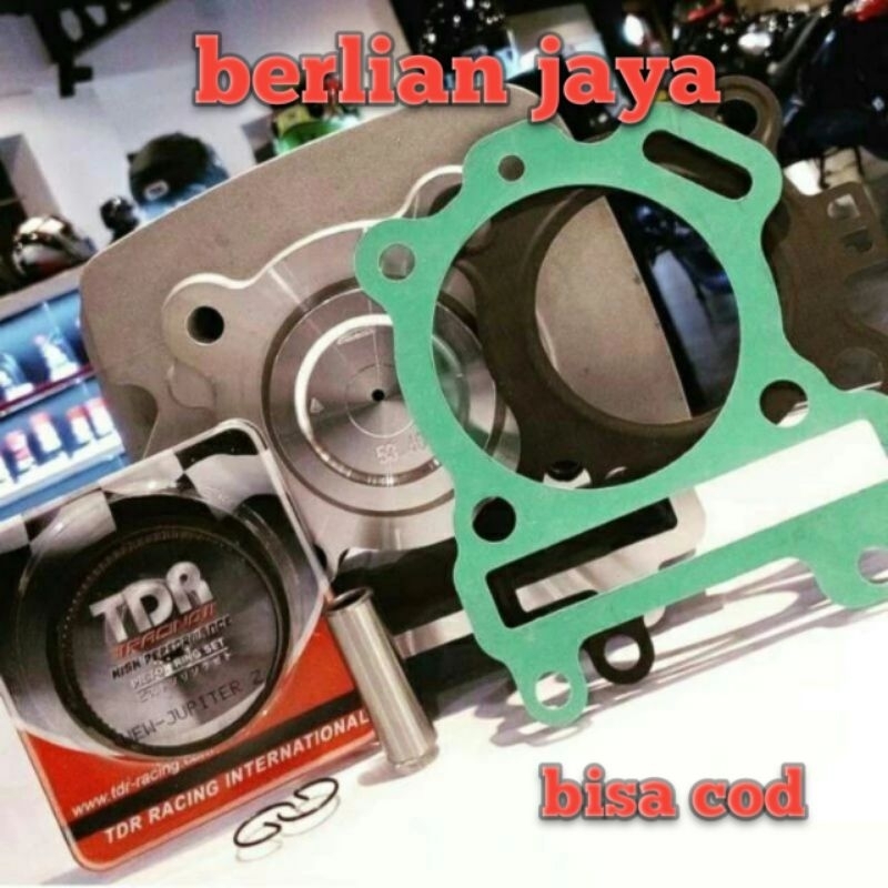blok seher/cylider blok bore up TDR buat motor vega zr dan jupiter z robot new ukuran 53,4mm