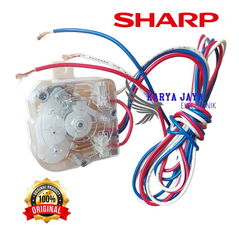 SHARP ES-T75MW Timer Wash Pencuci Mesin Cuci T75 MW Original