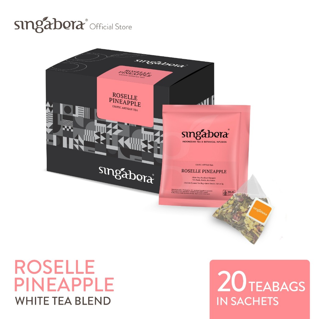 

Singabera Roselle Pineapple-Fruity White Tea-4 box @ 20sachet