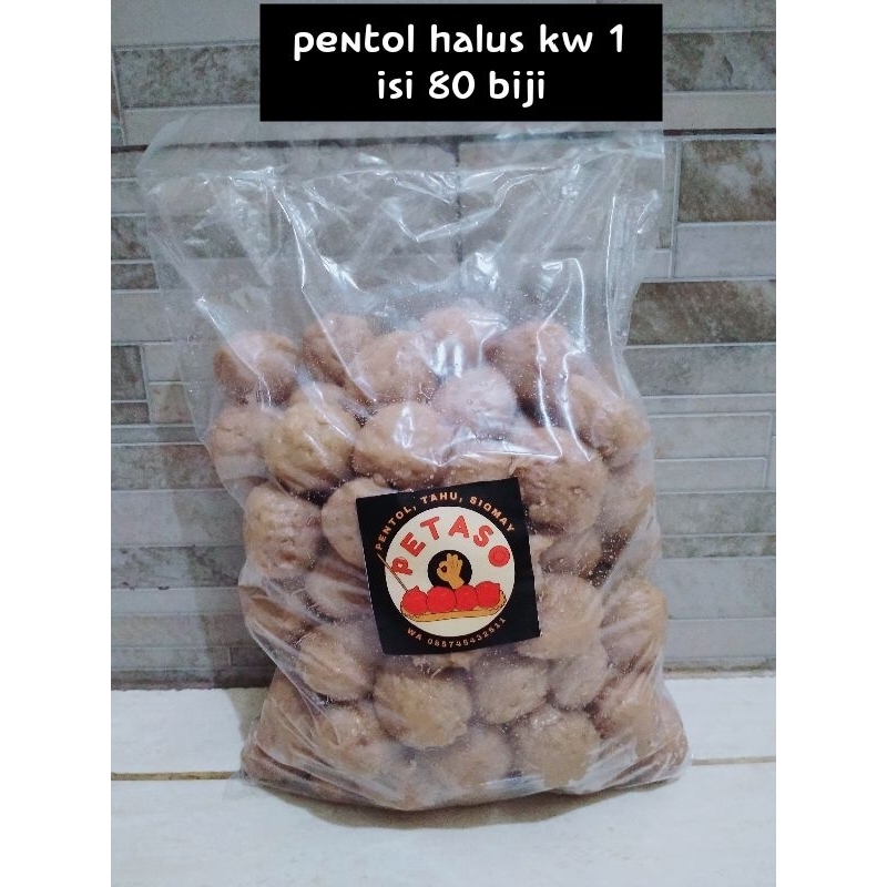 

pentol bakso halus kw 1 isi 80 biji / pentol frozen / frozen food