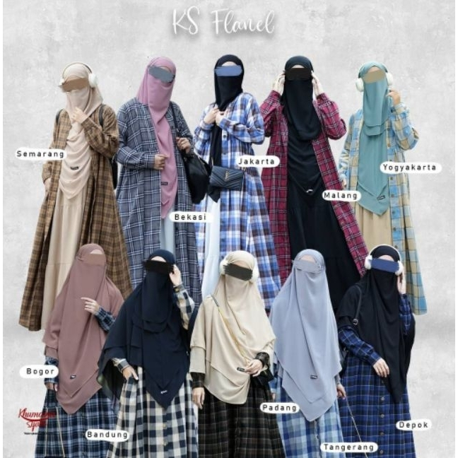 Gamis & Kemeja Flanel KS by Khumaira