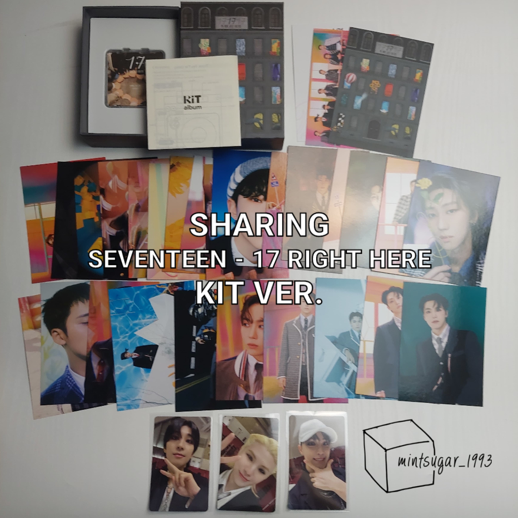 [ READY STOCK ] SHARING SEVENTEEN (세븐틴) BEST ALBUM '17 IS RIGHT HERE' : EVERY SEVENTEEN IS RIGHT HER