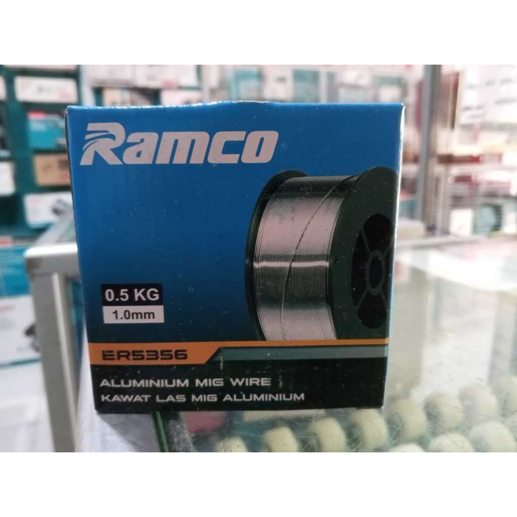 Kawat Las Ramco MIG Aluminium ER5356 1mm 0.5Kg Alumunium Argon ER 5356