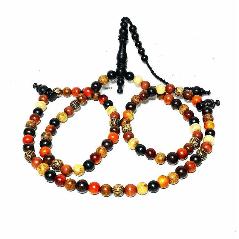 Tasbih - Tasbeh Tasbih Tijani, Tasbih kayu Kombinasi - Tasbih Tijani Yuser Peralatan sholat