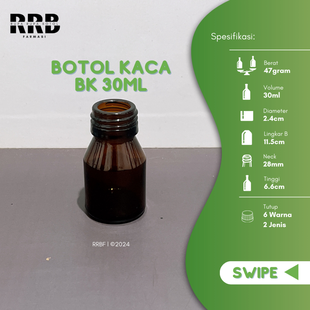 BOTOL BK 30ML BOTOL AMBER 30ML BOTOL SYRUP 30ML