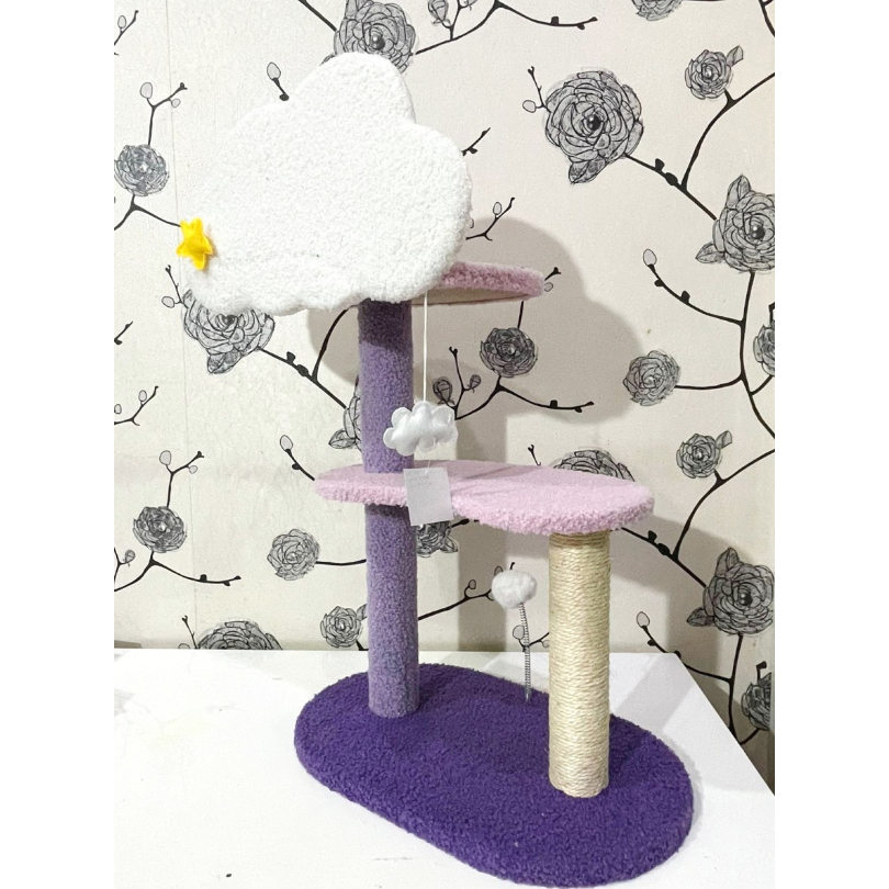 Cat Condo Cat Tree Import Rumah Kucing Tingkat 3 lantai