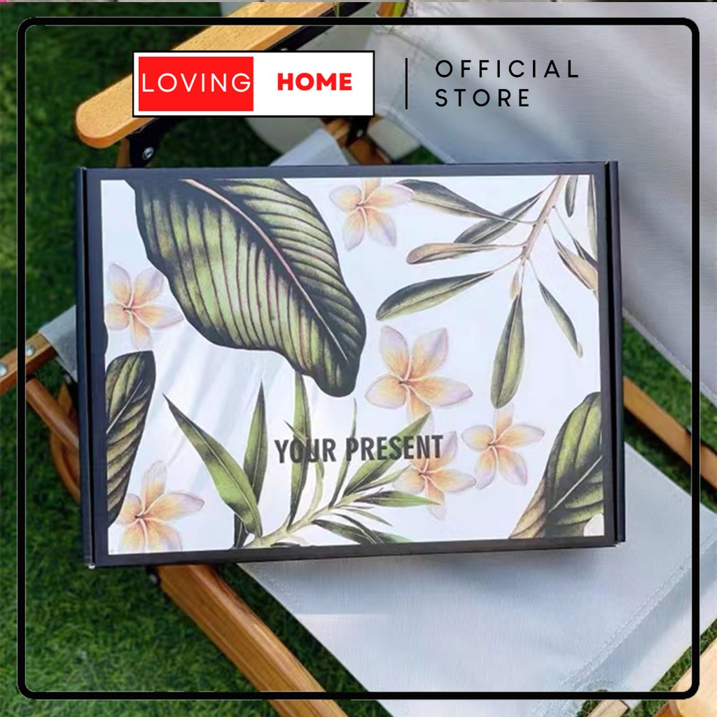 

LOVING HOME - Box Jumbo Dus Premium Gift Box Motif Floral Marble Kotak Hadiah