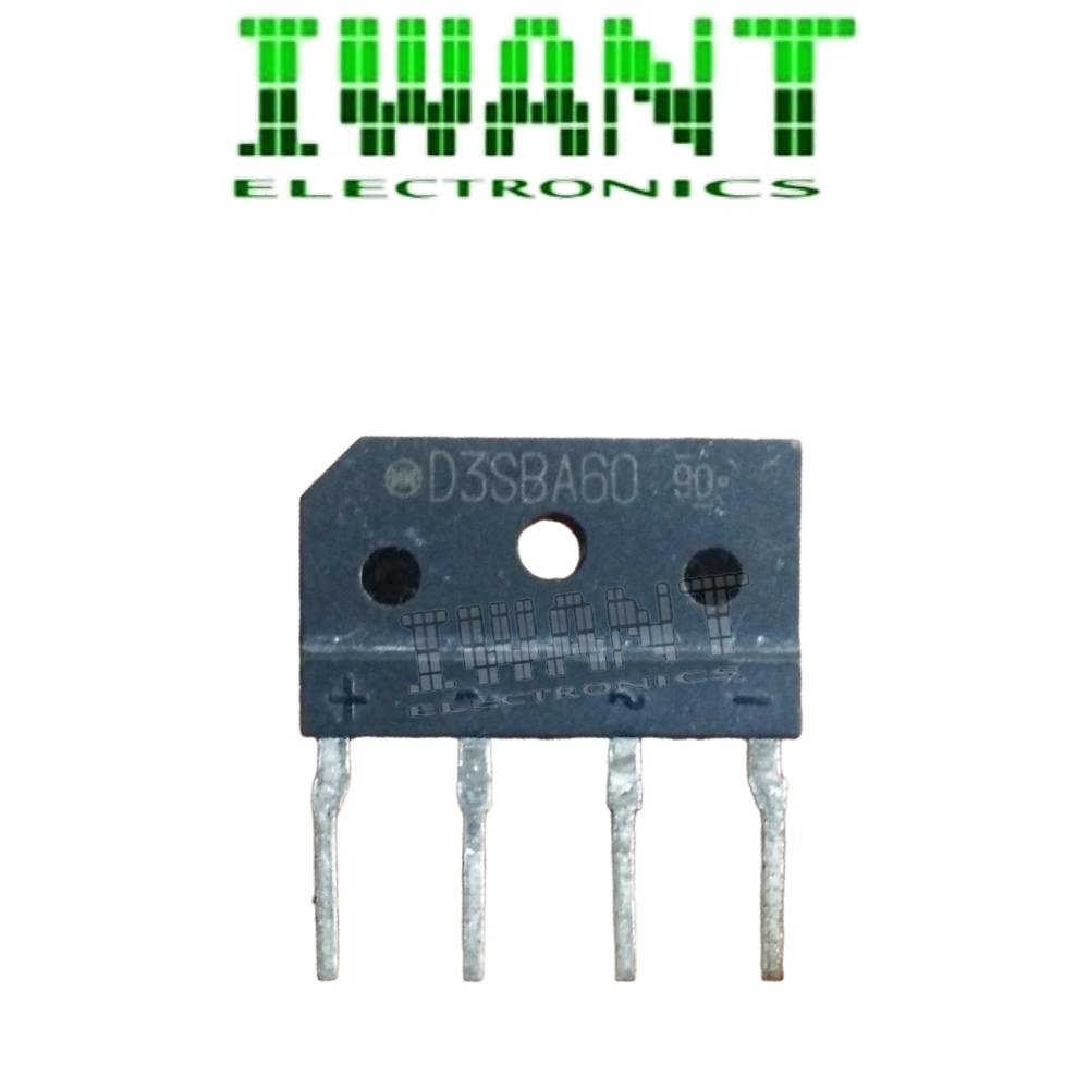 DIODA BRIDGE 4A 600VOLT D3SBA60 SISIR 4A 600V