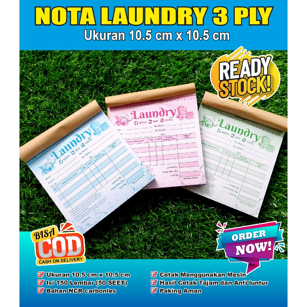 

NOTA LAUNDRY 1/6 3 PLY NOTA LAUNDRY 3 RANGKAP