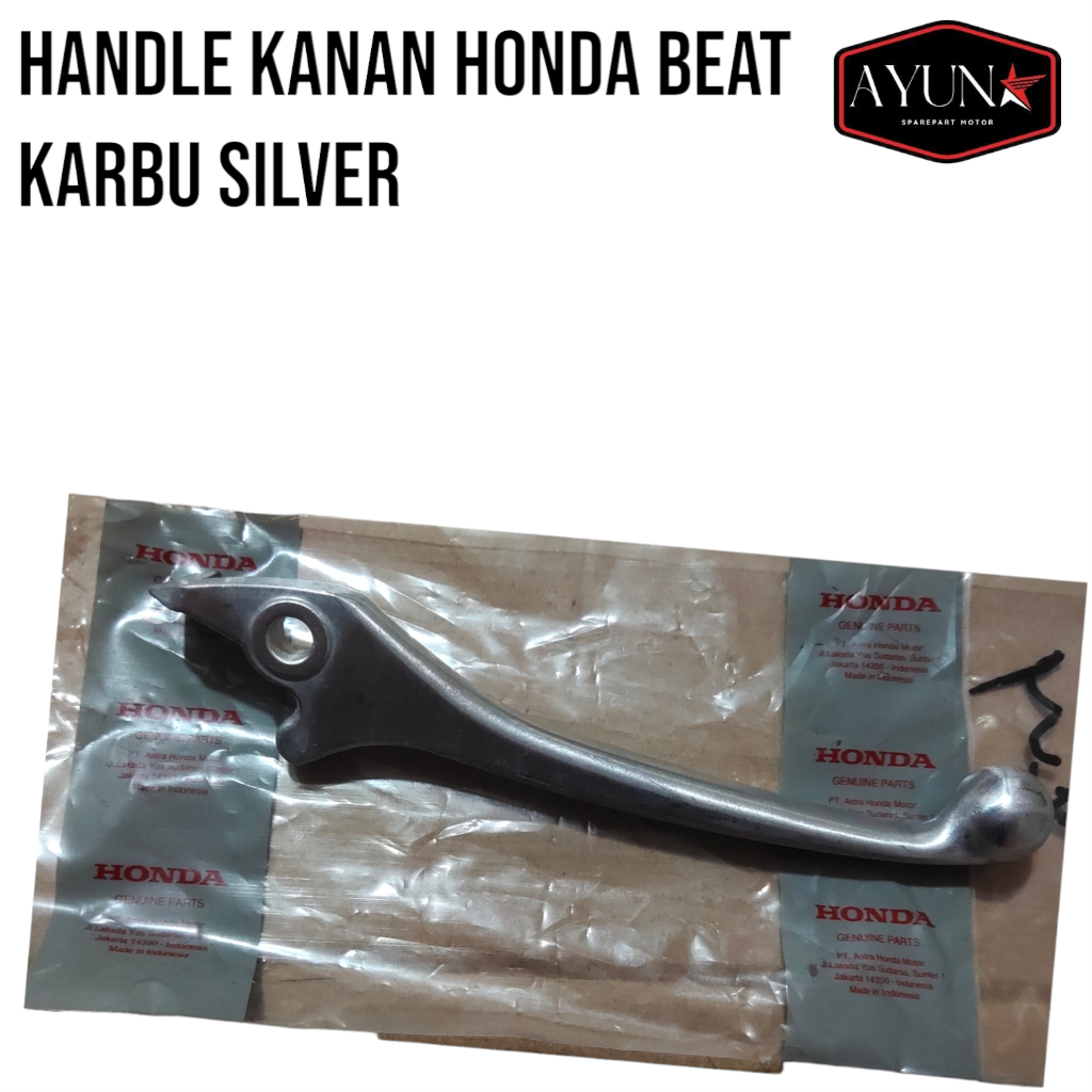Handle rem kanan honda beat karbu handle kanan beat karbu lama KVY silver handle rem depan
