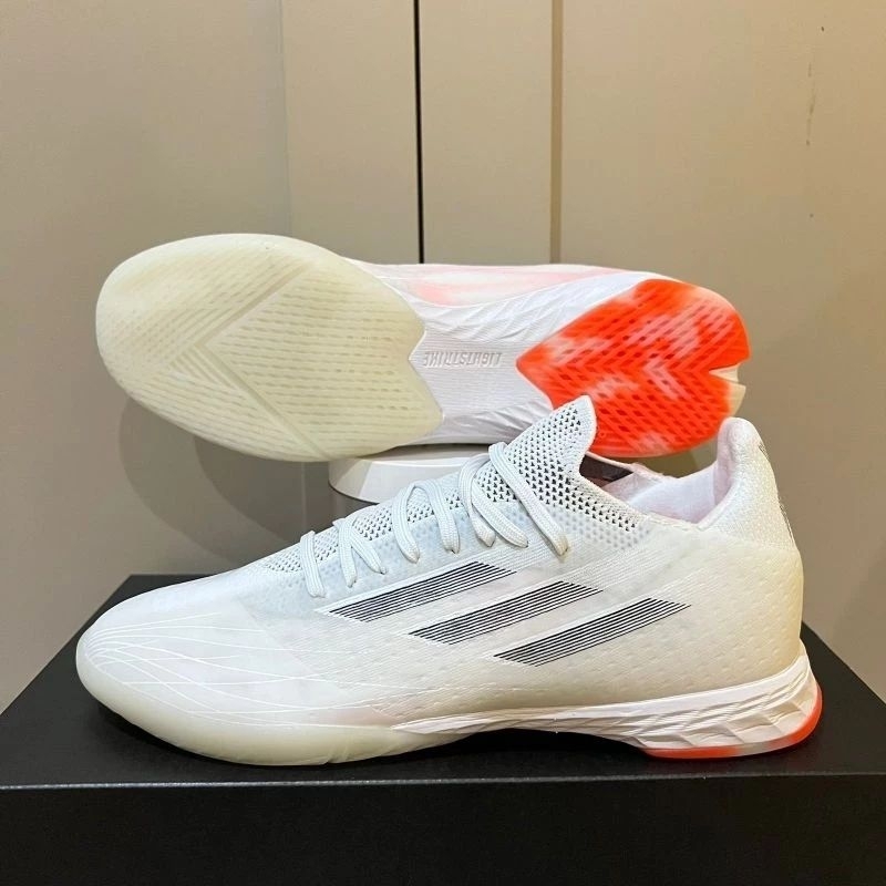 Sepatu Futsal X Speedflow .1 White Red IN