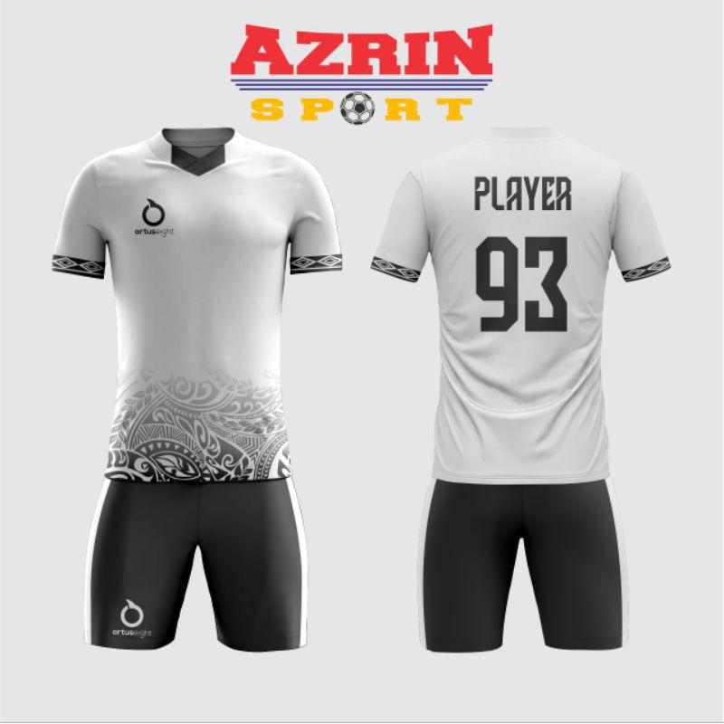 Kaos futsal dewasa free nama dan nomor punggung jersey bola set baju futsal dewasa baju bola