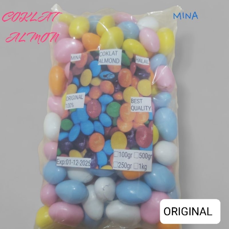 

Coklat Almond//Almond Coklat 250gr