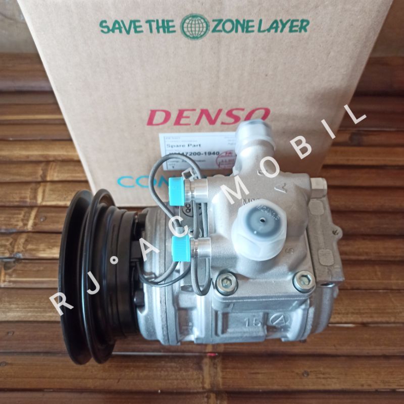 Kompressor AC Kijang Kapsul Kijang Super Kijang krista Bensin DENSO ASLI