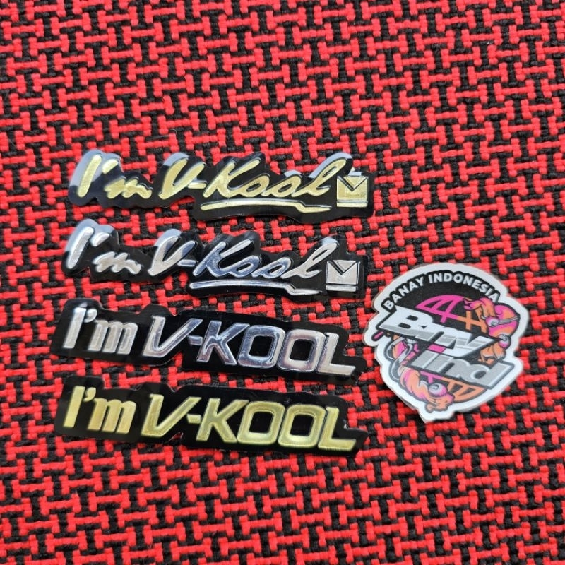 Emblem Im VKOOL Emblem I'm V-KOOL Emboss