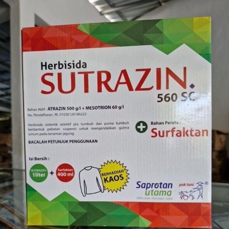 Herbisida Selektif Tanaman Jagung SUTRAZIN 560 SC - 1 Liter