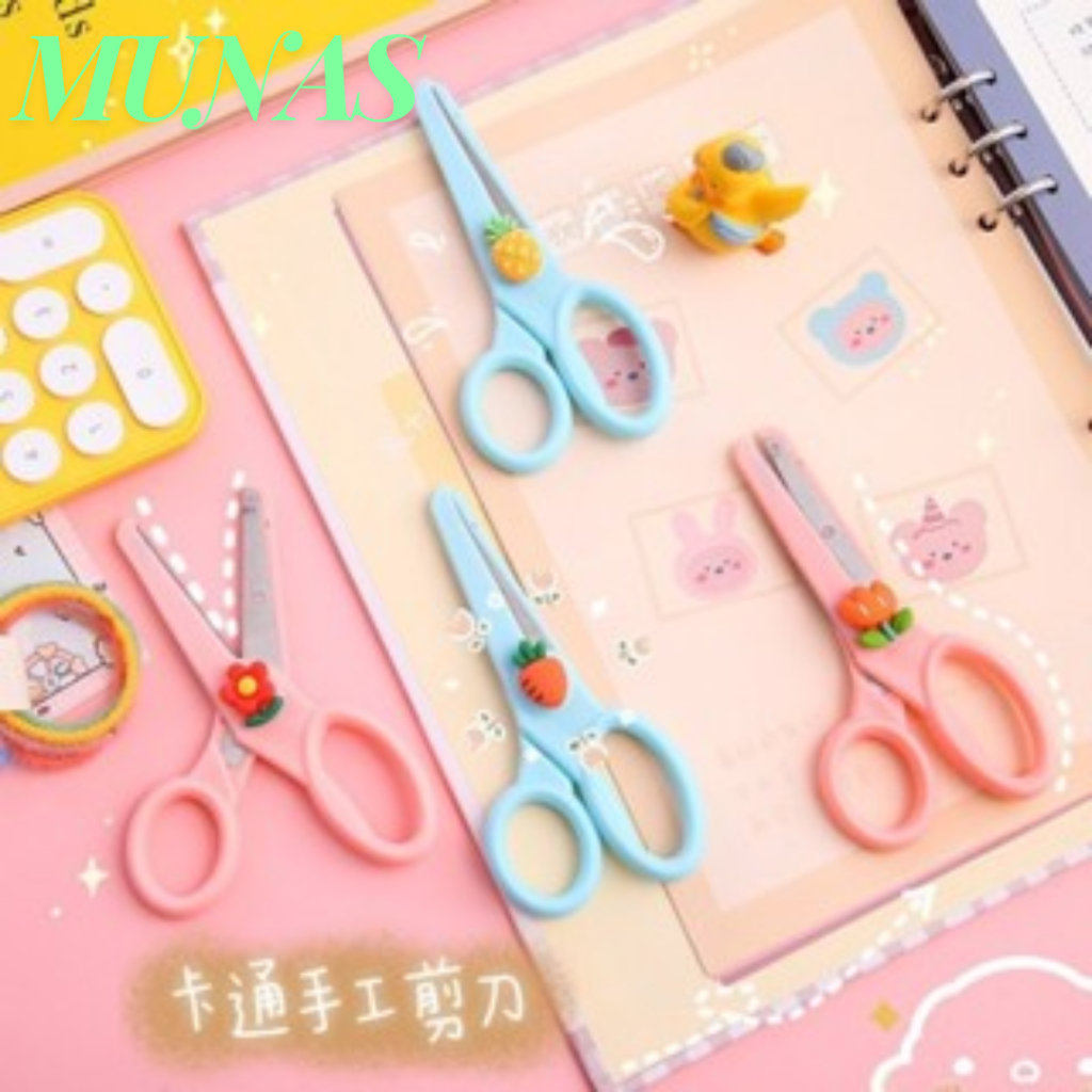 

MUNAS Gunting Lucu Alat Tulis Anak Sekolah Kartun Diy Kertas Buatan Tangan Kantor Kecantikan Portabel Portabel Portabel Scissors