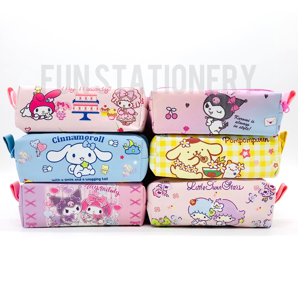 

TEMPAT PENSIL RESLETING SANRIO PCR 010 / PENCIL CASE KUROMI MELODY / KOTAK PENSIL