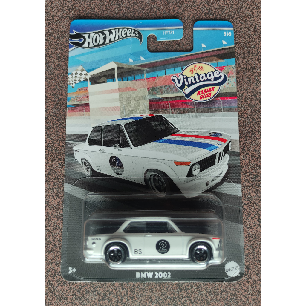 HOT WHEELS BMW 2002 / VINTAGE RACING CLUB (WHITE)