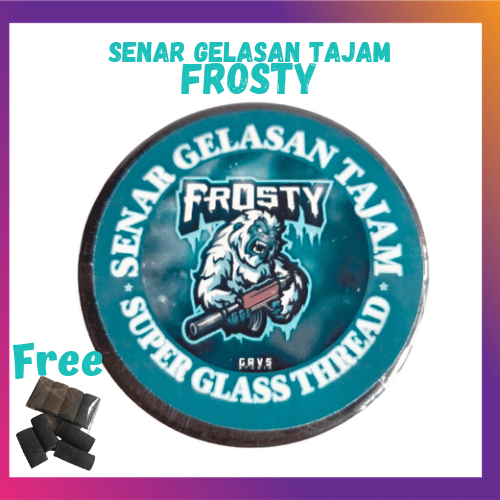 Benang Senar Gelasan Layangan Tajam Frosty