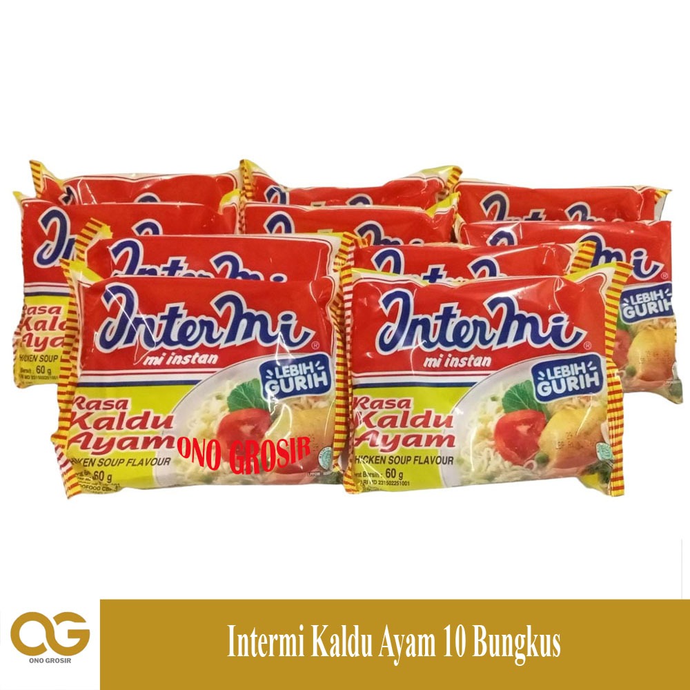 

Intermie Rasa Kaldu Ayam Isi 10 Bungkus / Intermi 10 Bungkus Rasa Kaldu Ayam - ONO GROSIR