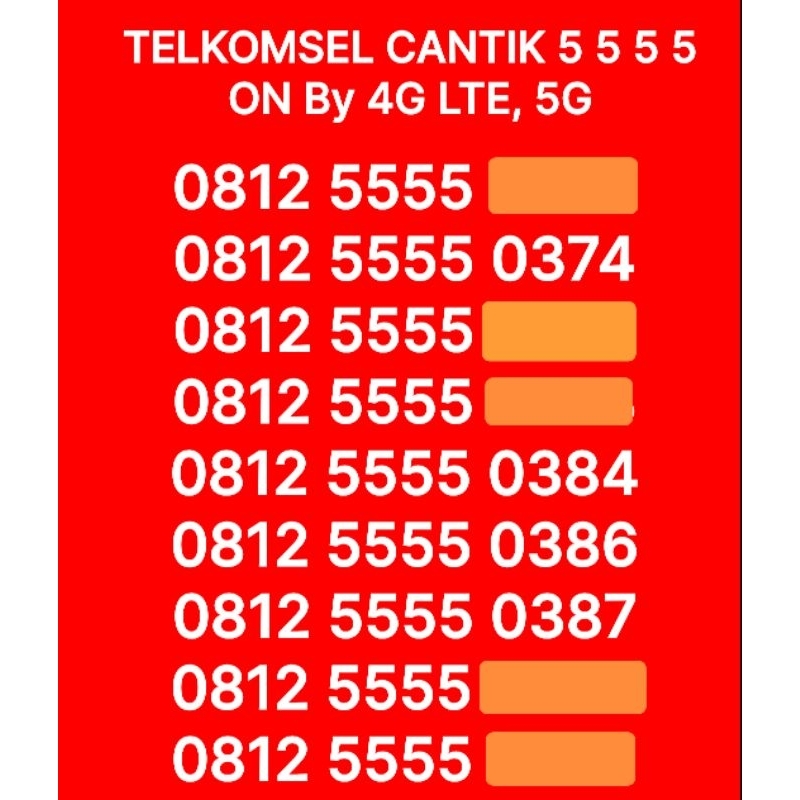 0Nomor Cantik Simpati kode  Nomor Cantik Telkomsel - Nomer Cantik Telkomsel - No Simpati Cantik.
