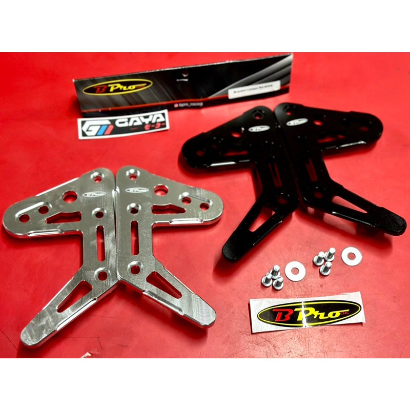 Breket Lampu Rx King Breket Bpro Cnc + Baut / Breket Kuping Lampu Rx king