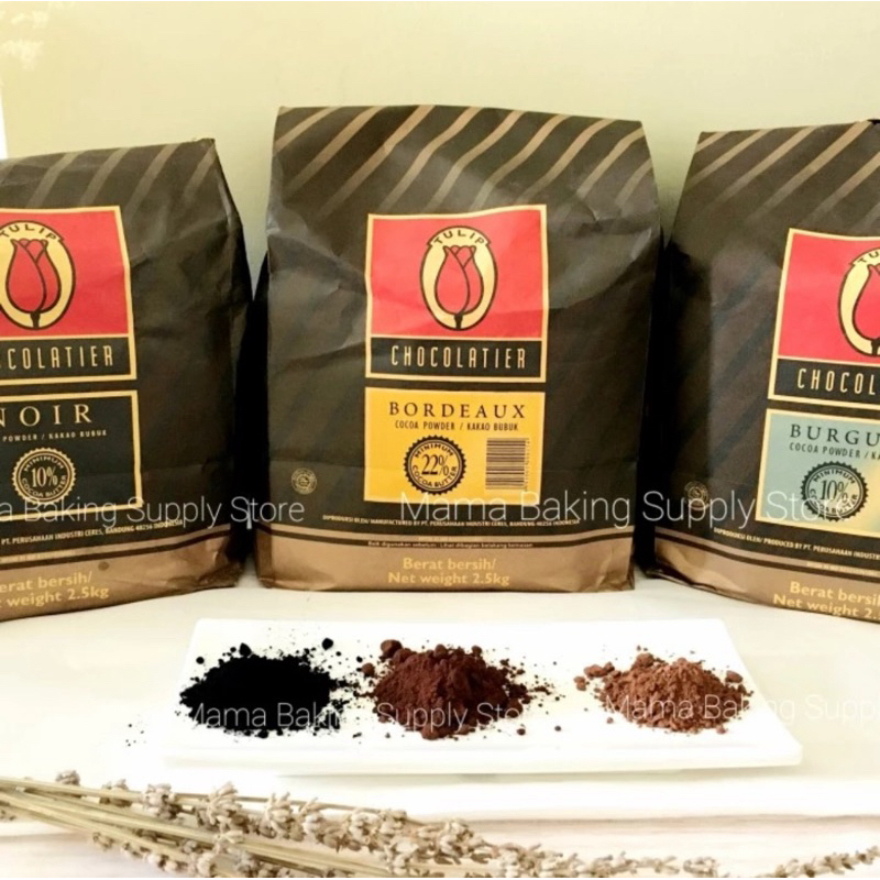 

2,5 kg TULIP Bordeau Bordux Cocoa Chocolate Cokelat Powder Bubuk Bordeau 2.,5 kg
