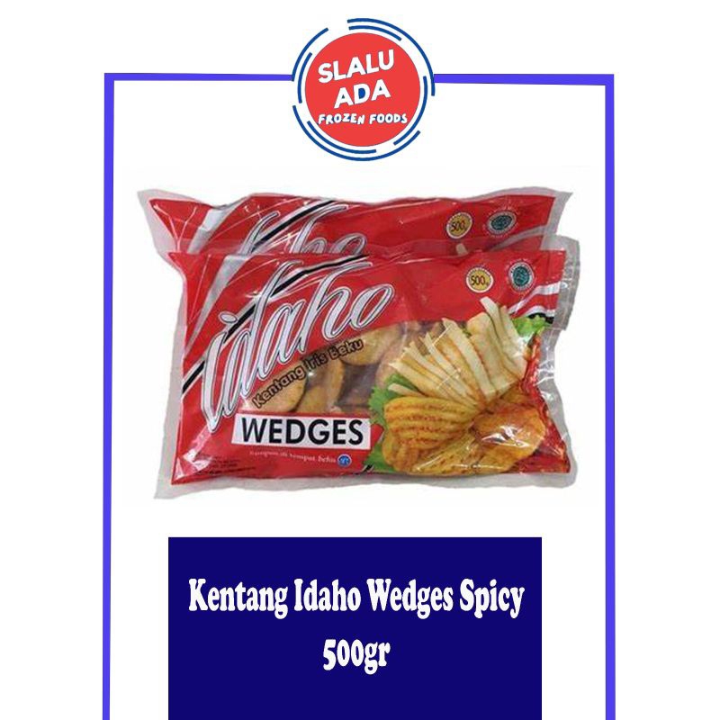 

Kentang Wedges Spicy Idaho Berat 500gram