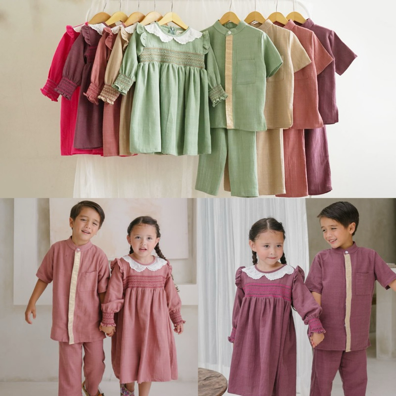 Kalunaku Rayya Couple - Gamis Koko Set Couple