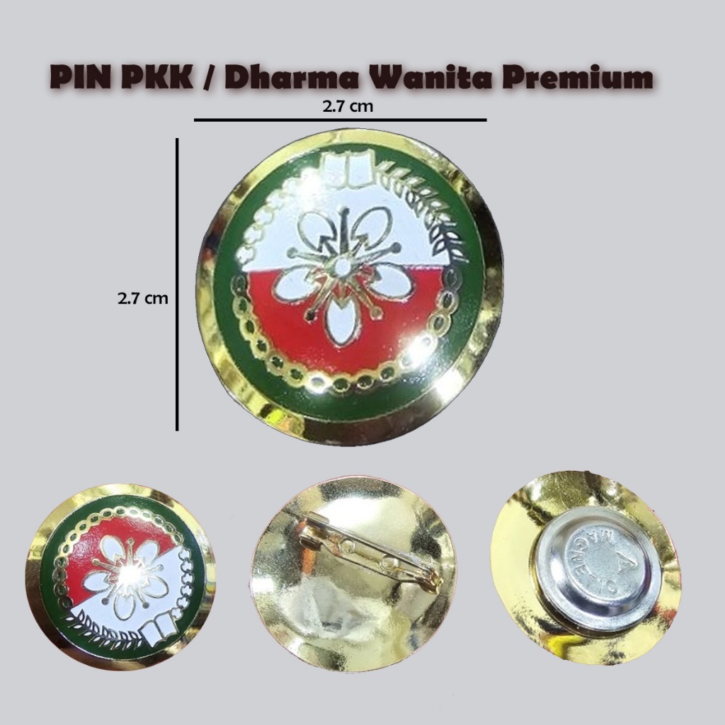 PIN EMBLEM PKK//PIN DHARMA WANITA//BROS DHARMA WANITA